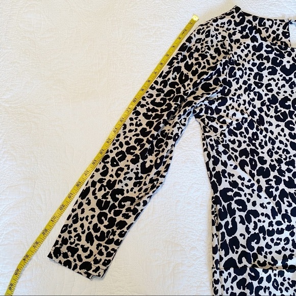 Nina Leonard NWT Leopard Jersey Knit Shift Dress - XL - Picture 12 of 13